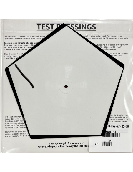 TEST PRESSING Johnny Hallyday - At The Ed Sullivan Show (Vinyle)