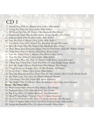 Elvis Presley - Les Disques En Or D'Elvis (CD Mini LP)