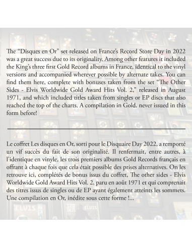 Elvis Presley - Les Disques En Or D'Elvis (CD Mini LP)