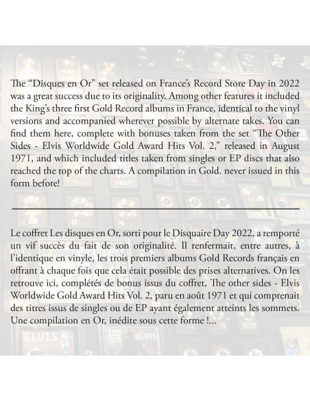 Elvis Presley - Les Disques En Or D'Elvis (CD Mini LP)