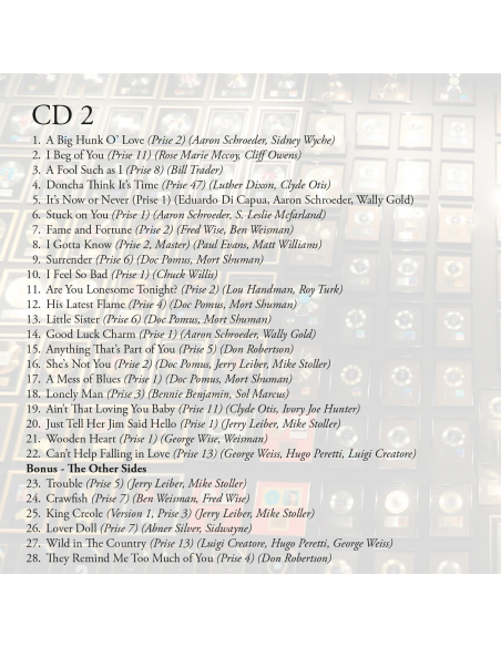 Elvis Presley - Les Disques En Or D'Elvis (CD Mini LP)
