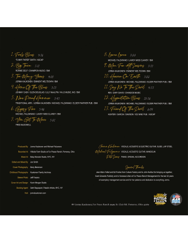 Jorma Kaukonen - Too Many Years - BF 2022 (CD)