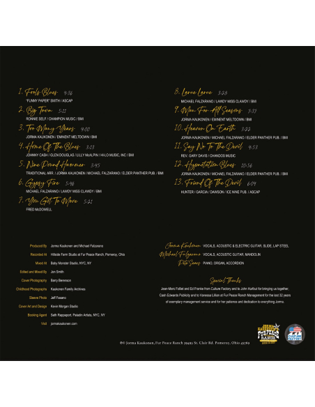 Jorma Kaukonen - Too Many Years - BF 2022 (CD)