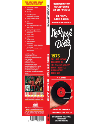The New York Dolls - Red Patent Leather (CD)