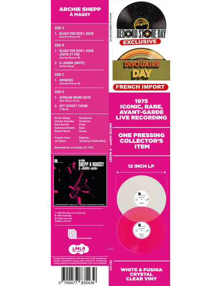 Archie Shepp - À Massy - RSD 2023 (Vinyle)