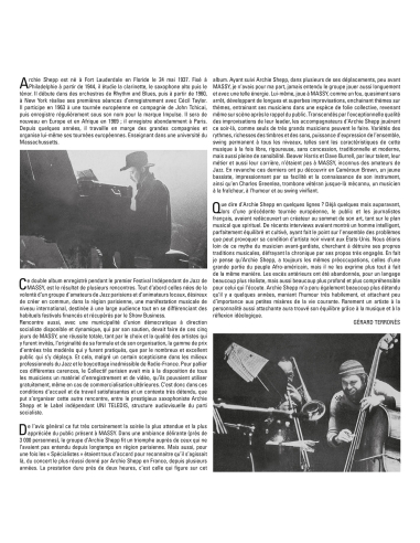 Archie Shepp - À Massy - RSD 2023 (Vinyle)