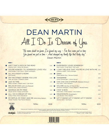 Dean Martin - All I Do Is Dream of You - RSD 2023 (Vinyle + CD)