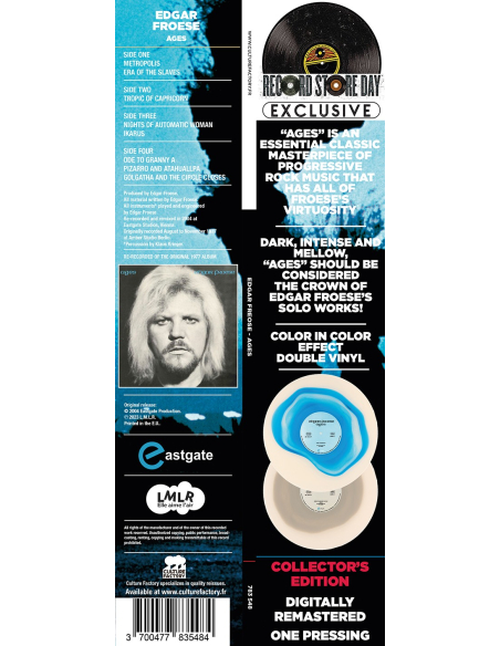 Edgar Froese - Ages - RSD 2023 (Vinyle)