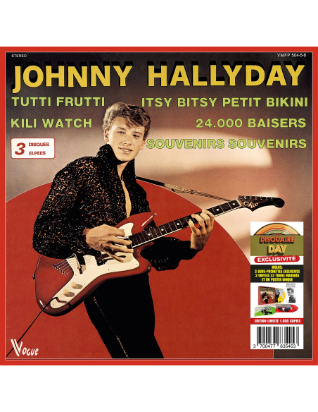 Johnny Hallyday - Le Coffret Belge - RSD 2023 (Vinyle)