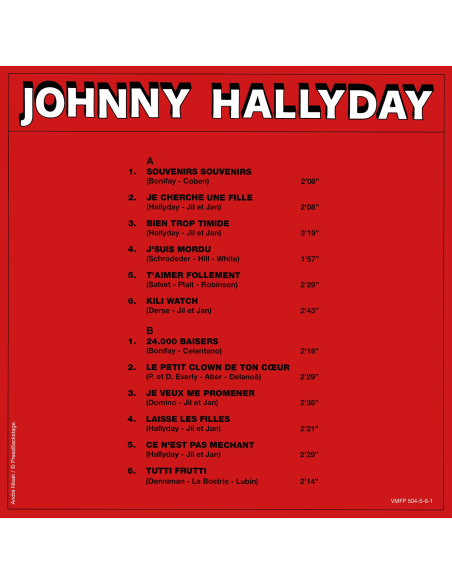Johnny Hallyday - Le Coffret Belge - RSD 2023 (Vinyle)