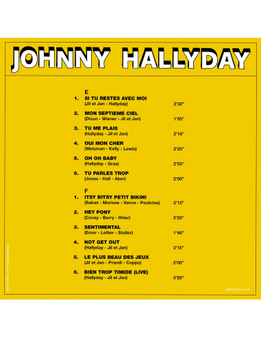 Johnny Hallyday - Le Coffret Belge - RSD 2023 (Vinyle)