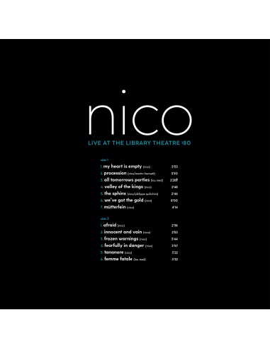 Nico - Live At Library Theatre '80 - RSD 2023 (Vinyle)
