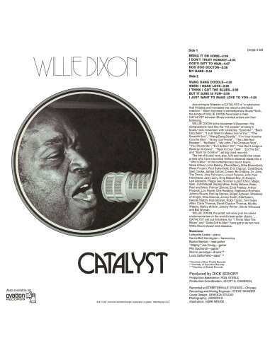 Willie Dixon - Catalyst - RSD 2023 (Vinyle)