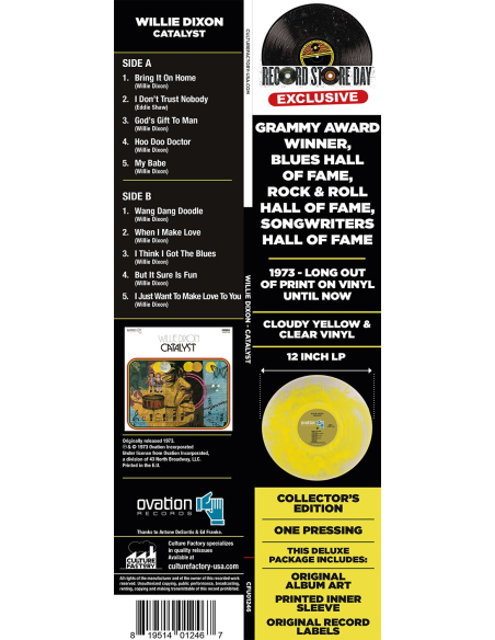Willie Dixon - Catalyst - RSD 2023 (Vinyle)