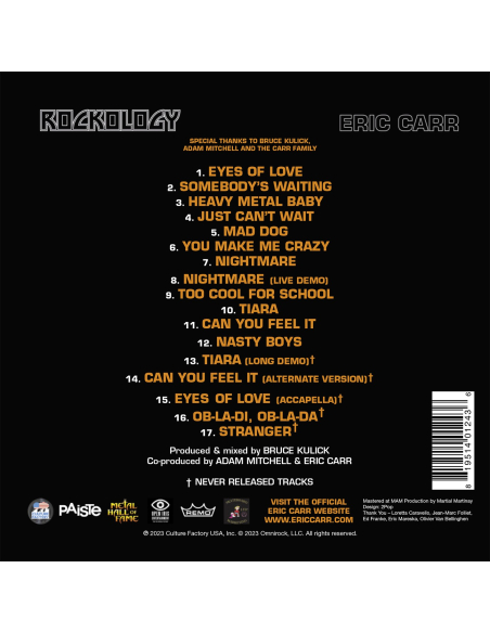 Eric Carr - Rockology - RSD 2023 (CD)