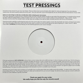TEST PRESSING The Gun Club - Live At The Hacienda '83 (Vinyle)