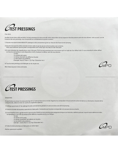 TEST PRESSING Johnny Hallyday - Le Coffret Belge AB (Vinyle)