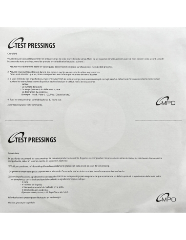 TEST PRESSING Johnny Hallyday - Le Coffret Belge EF (Vinyle)