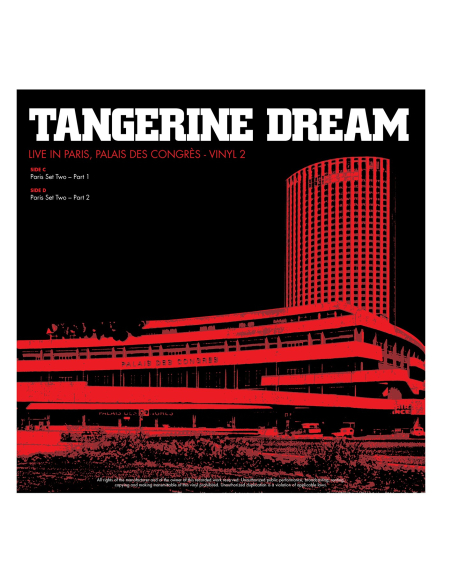 Tangerine Dream - Live Au Palais Des Congrès 1978 - RSD 2023 (Vinyle)
