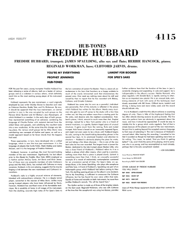 Freddie Hubbard - Hub-Tones (Vinyle)