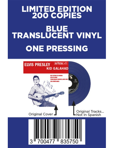 Elvis Presley - Kid Galahad - Vinyle Bleu (Pérou) (Vinyle 7'')