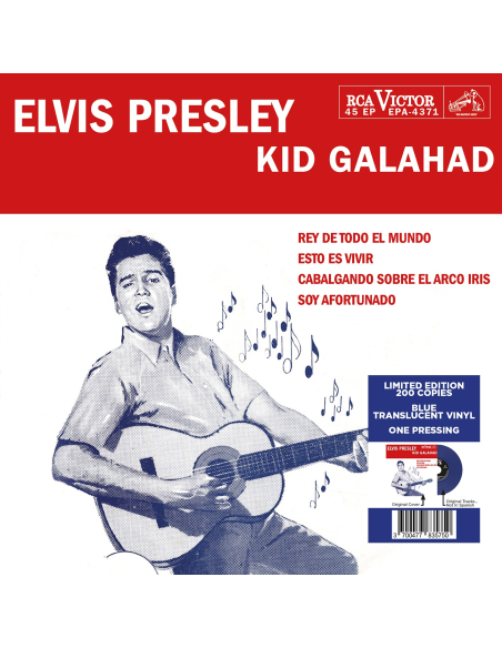 Elvis Presley - Kid Galahad - Vinyle Bleu (Pérou) (Vinyle 7'')