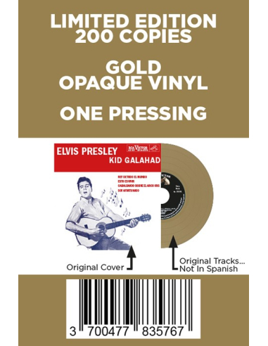 Elvis Presley - Kid Galahad - Vinyle Doré (Pérou) (Vinyle 7'')
