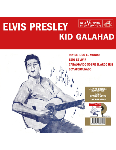 Elvis Presley - Kid Galahad - Vinyle Doré (Pérou) (Vinyle 7'')