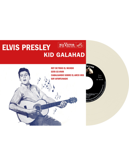 Elvis Presley - Kid Galahad - Vinyle Blanc Cassé (Pérou) (Vinyle 7'')
