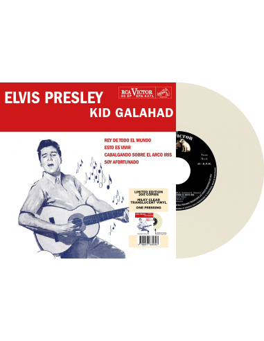 Elvis Presley - Kid Galahad - Vinyle Blanc Cassé (Pérou) (Vinyle 7'')