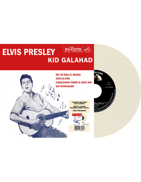 Elvis Presley - Kid Galahad - Vinyle Blanc Cassé (Pérou) (Vinyle 7'')
