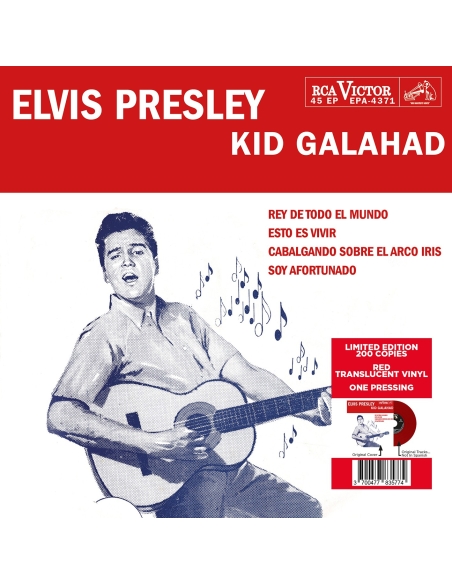 Elvis Presley - Kid Galahad - Vinyle Rouge (Pérou) (Vinyle 7'')