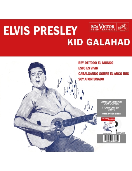 Elvis Presley - Kid Galahad - Vinyle Transparent (Pérou) (Vinyle 7'')