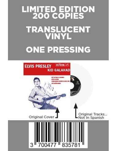 Elvis Presley - Kid Galahad - Vinyle Transparent (Pérou) (Vinyle 7'')
