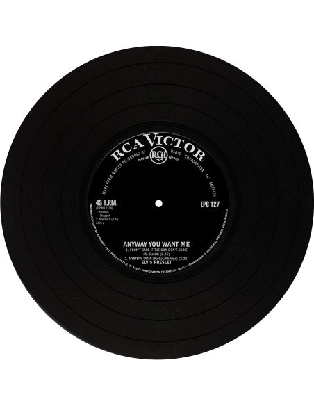 Elvis Presley - Any Way You Want Me - Vinyle Noir (Afrique du Sud) (Vinyle 7'')