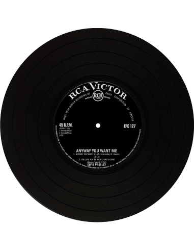 Elvis Presley - Any Way You Want Me - Vinyle Noir (Afrique du Sud) (Vinyle 7'')