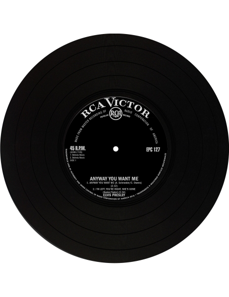 Elvis Presley - Any Way You Want Me - Vinyle Noir (Afrique du Sud) (Vinyle 7'')