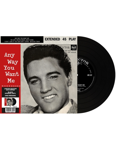 Elvis Presley - Any Way You Want Me - Vinyle Noir (Afrique du Sud) (Vinyle 7'')
