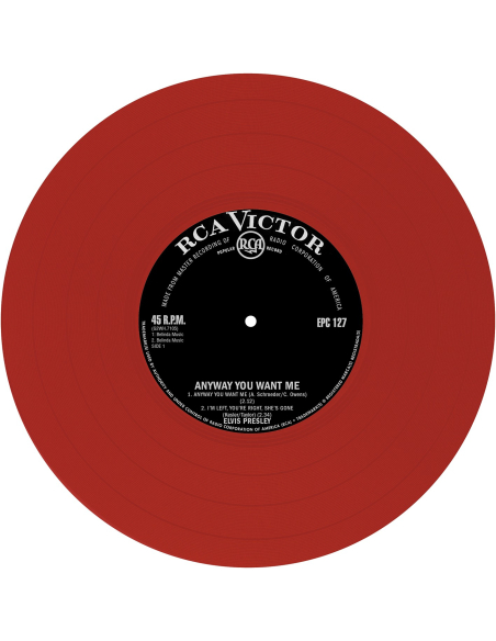 Elvis Presley - Any Way You Want Me - Vinyle Rouge (Afrique du Sud) (Vinyle 7'')