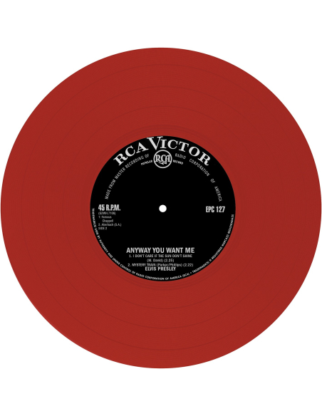 Elvis Presley - Any Way You Want Me - Vinyle Rouge (Afrique du Sud) (Vinyle 7'')