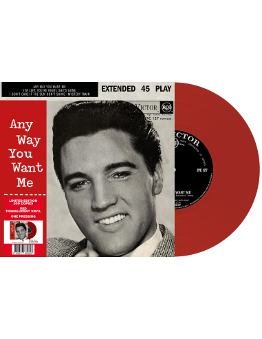 Elvis Presley - Any Way You Want Me - Vinyle Rouge (Afrique du Sud) (Vinyle 7'')