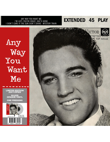 Elvis Presley - Any Way You Want Me - Vinyle Argenté (Afrique du Sud) (Vinyle 7'')