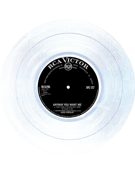 Elvis Presley - Any Way You Want Me - Vinyle Transparent (Afrique du Sud) (Vinyle 7'')