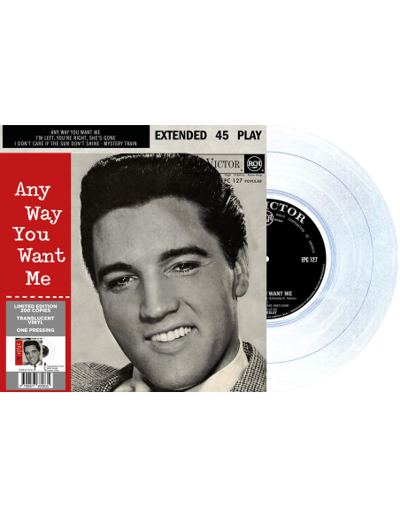 Elvis Presley - Any Way You Want Me - Vinyle Transparent (Afrique du Sud) (Vinyle 7'')