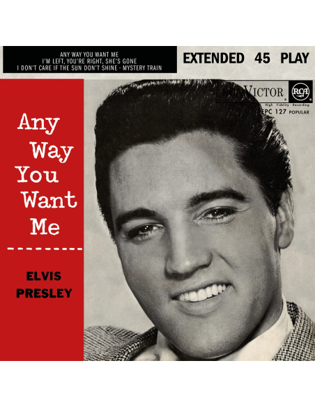 Elvis Presley - Any Way You Want Me - Vinyle Transparent (Afrique du Sud) (Vinyle 7'')