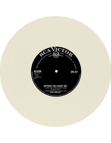 Elvis Presley - Any Way You Want Me - Vinyle Blanc Cassé (Afrique du Sud) (Vinyle 7'')