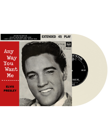 Elvis Presley - Any Way You Want Me - Vinyle Blanc Cassé (Afrique du Sud) (Vinyle 7'')