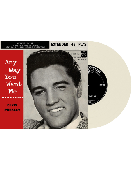 Elvis Presley - Any Way You Want Me - Vinyle Blanc Cassé (Afrique du Sud) (Vinyle 7'')