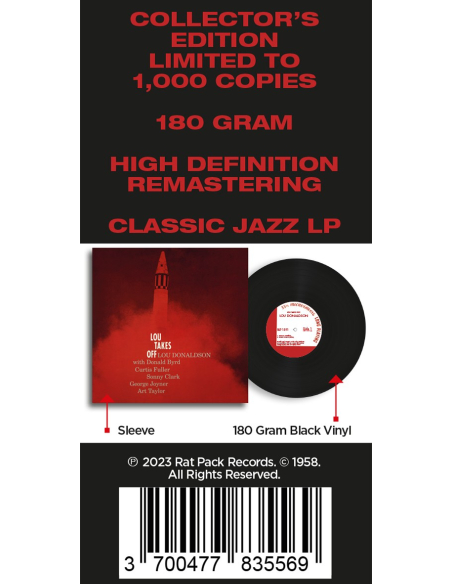 Lou Donaldson - Lou Takes Off (Vinyle)