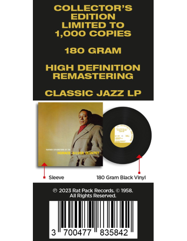 The Horace Silver Quintet - Further Explorations (Vinyle)
